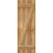 Ekena Millwork Joined Board-n-Batten Shutters w/Z-Bar, Rough Sawn Western Red Cedar, 16 1/8W x 47H, PR RBJ06Z16X047RWR - alternate 4